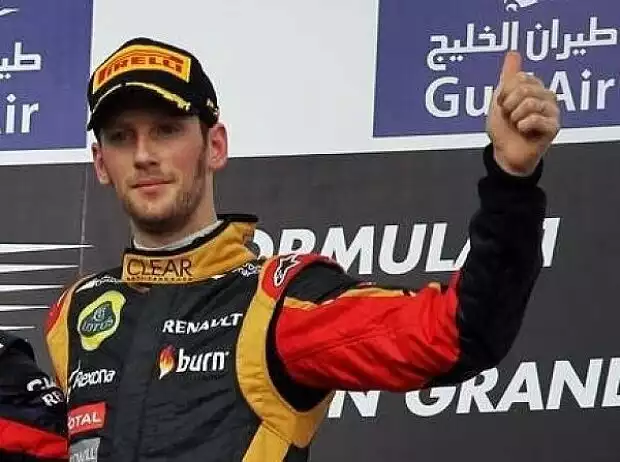 Sebastian Vettel, Romain Grosjean, Kimi Räikkönen Titel-Bild zur News: Sebastian Vettel, Romain Grosjean, Kimi Räikkönen