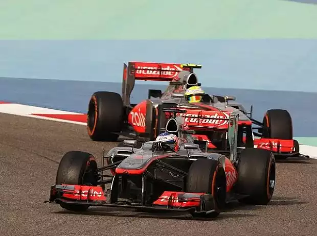 Jenson Button, Sergio Perez Titel-Bild zur News: Jenson Button, Sergio Perez