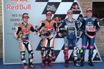 Daniel Pedrosa, Marc Marquez, Jorge Lorenzo und Aleix Espargaro 