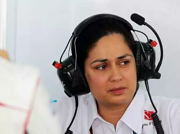 Monisha Kaltenborn, Esteban Gutierrez Titel-Bild zur News: Monisha Kaltenborn, Esteban Gutierrez