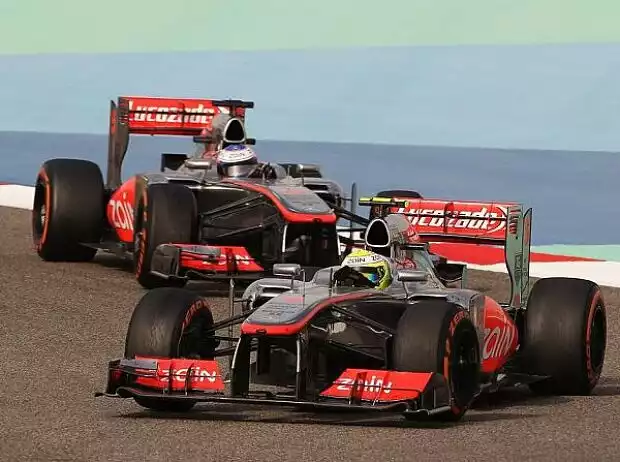 Sergio Perez, Jenson Button Titel-Bild zur News: Sergio Perez, Jenson Button