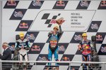 Maverick Vinales, Alex Rins und Luis Salom 