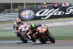 Eugene Laverty vor Jonathan Rea 