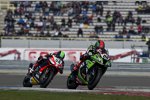 Tom Sykes vor Eugene Laverty 