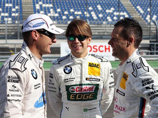 Joey Hand, Augusto Farfus, Andy Priaulx Joey Hand, Augusto Farfus, Andy Priaulx