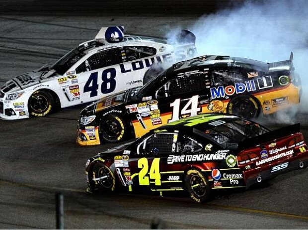Tony Stewart, Jimmie Johnson Tony Stewart, Jimmie Johnson