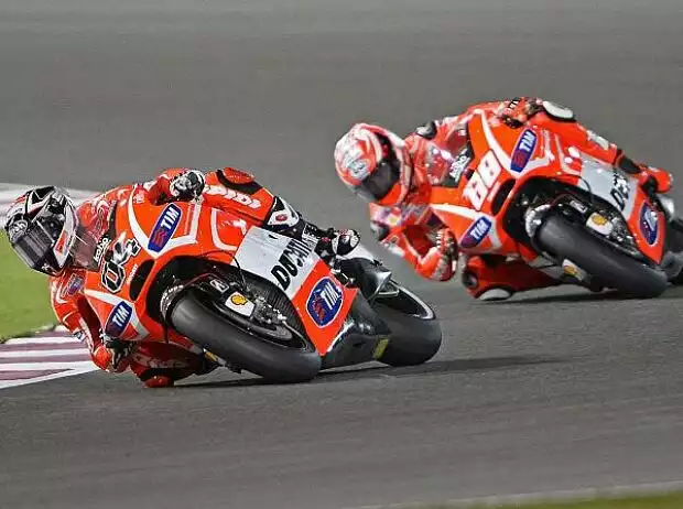 Andrea Dovizioso, Nicky Hayden Titel-Bild zur News: Andrea Dovizioso, Nicky Hayden