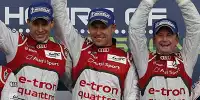 Loic Duval, Tom Kristensen, Allan McNish
