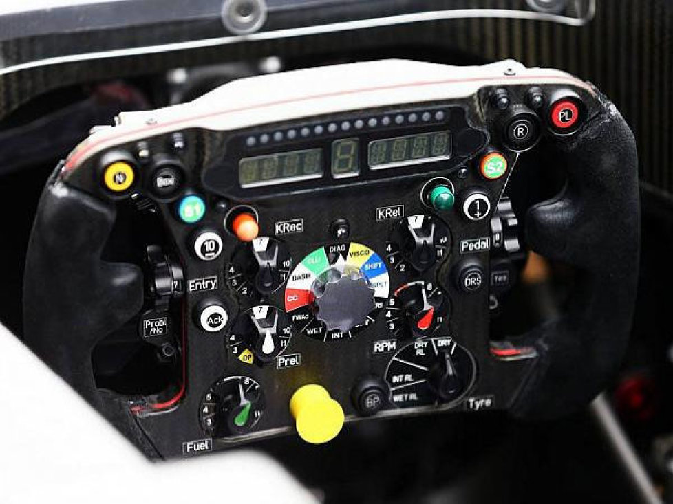 Lenkrad des Sauber-Ferrari C32