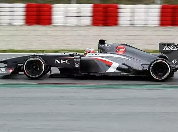 Nico Hülkenberg in Barcelona Titel-Bild zur News: Nico Hülkenberg in Barcelona