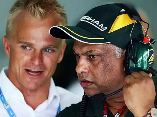 Heikki Kovalainen, Tony Fernandes Titel-Bild zur News: Heikki Kovalainen, Tony Fernandes