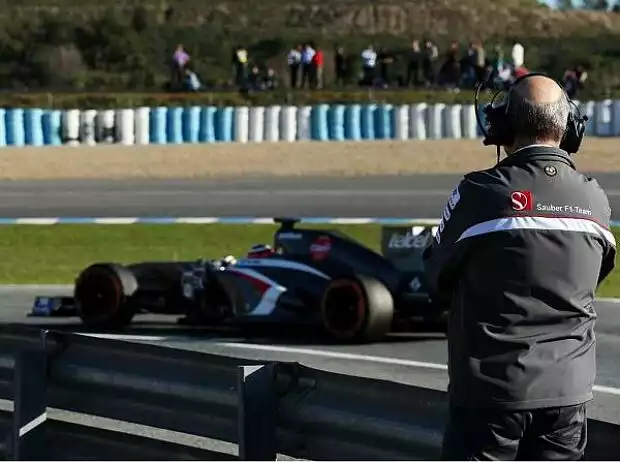 Peter Sauber beobachtet Nico Hülkenberg Titel-Bild zur News: Peter Sauber beobachtet Nico Hülkenberg