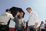 Ralf Schumacher und Toto Wolff (HWA-Mercedes) 