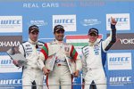 Alex MacDowall (Bamboo-Chevrolet), Mehdi Bennani (Proteam-BMW) und James Nash (Bamboo-Chevrolet) 