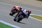 Jorge Lorenzo vor und Marc Marquez 