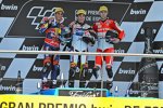 Luis Salom, Maverick Vinales und Jonas Folger 