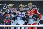 Luis Salom, Maverick Vinales und Jonas Folger 