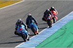 Maverick Vinales vor Alex Rins 