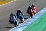 Maverick Vinales vor Alex Rins 