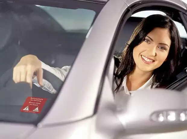 Rettungskarte im Auto Titel-Bild zur News: Rettungskarte im Auto