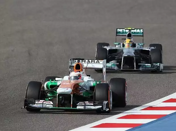 Paul di Resta, Lewis Hamilton Titel-Bild zur News: Paul di Resta, Lewis Hamilton