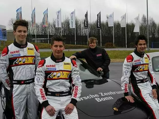 Christian Menzel mit Jeffrey Schmidt, Dominik Brinkmann und Mario Farnbacher Titel-Bild zur News: Christian Menzel mit Jeffrey Schmidt, Dominik Brinkmann und Mario Farnbacher