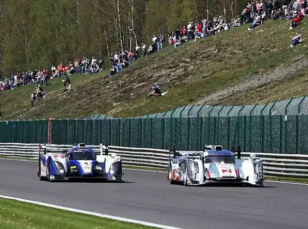 Anthony Davidson, Sebastien Buemi, Stephane Sarrazin, Tom Kristensen, Loic Duval, Allan McNish Titel-Bild zur News: Anthony Davidson, Sebastien Buemi, Stephane Sarrazin, Tom Kristensen, Loic Duval, Allan McNish