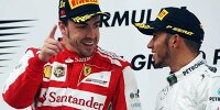 Bild zum Inhalt: Hamilton über Alonso: "Ich bewundere ihn für seinen Speed"