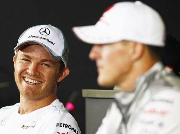 Nico Rosberg, Michael Schumacher Nico Rosberg, Michael Schumacher