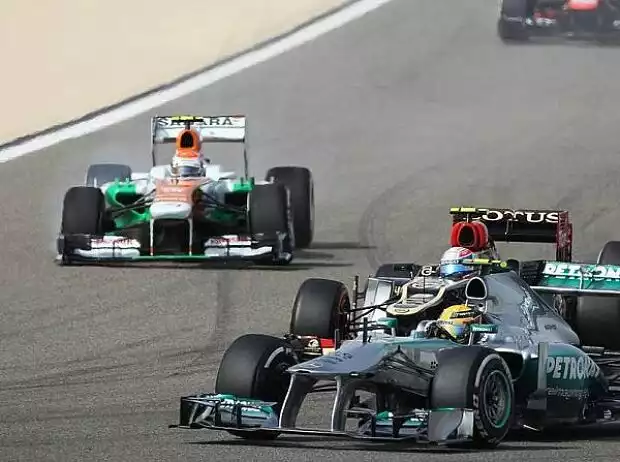 Lewis Hamilton, Adrian Sutil Titel-Bild zur News: Lewis Hamilton, Adrian Sutil