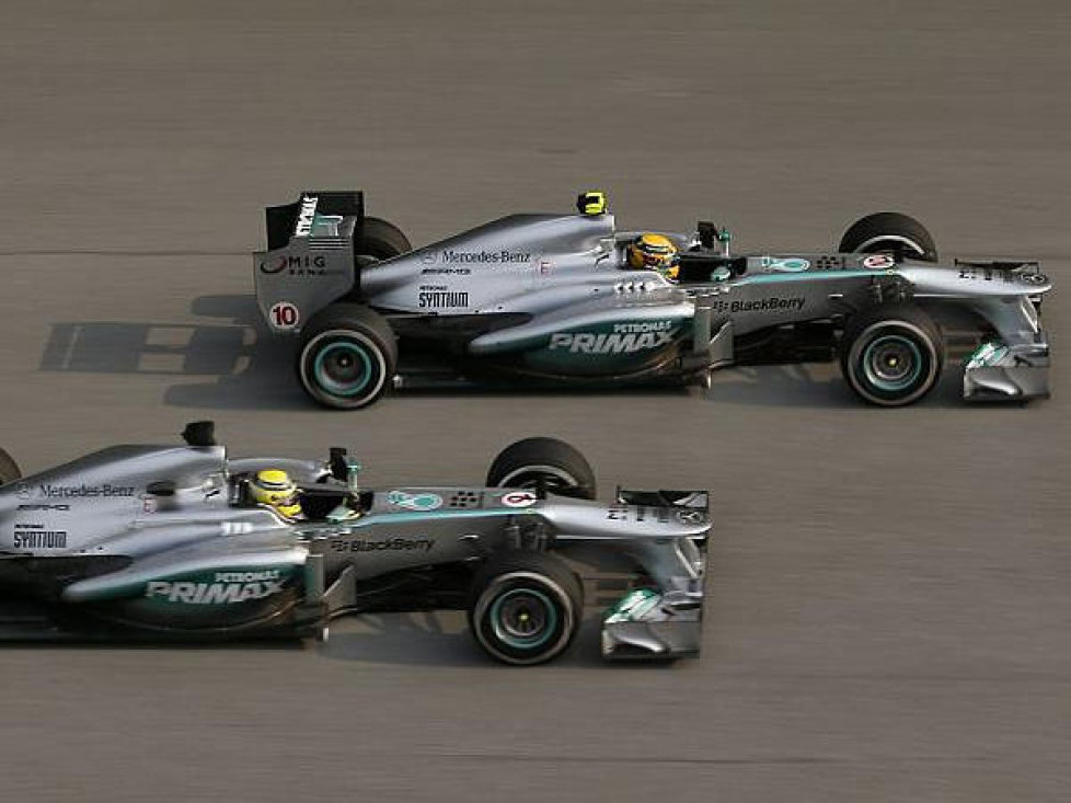 Nico Rosberg, Lewis Hamilton