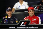 Sebastian Vettel (Red Bull) und Fernando Alonso (Ferrari) 