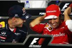 Sebastian Vettel (Red Bull) und Fernando Alonso (Ferrari) 