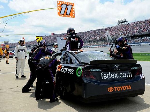Brian Vickers, Denny Hamlin Brian Vickers, Denny Hamlin