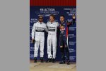 Lewis Hamilton (Mercedes), Nico Rosberg (Mercedes) und Sebastian Vettel (Red Bull) 