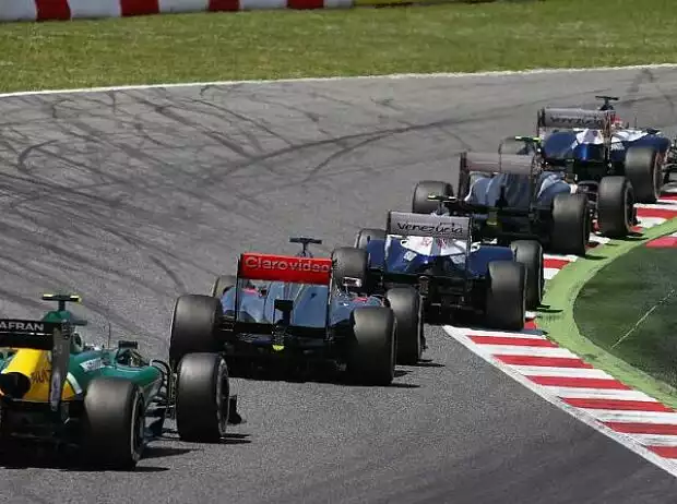 Pastor Maldonado, Esteban Gutierrez, Valtteri Bottas, Jenson Button, Giedo van der Garde Titel-Bild zur News: Pastor Maldonado, Esteban Gutierrez, Valtteri Bottas, Jenson Button, Giedo van der Garde