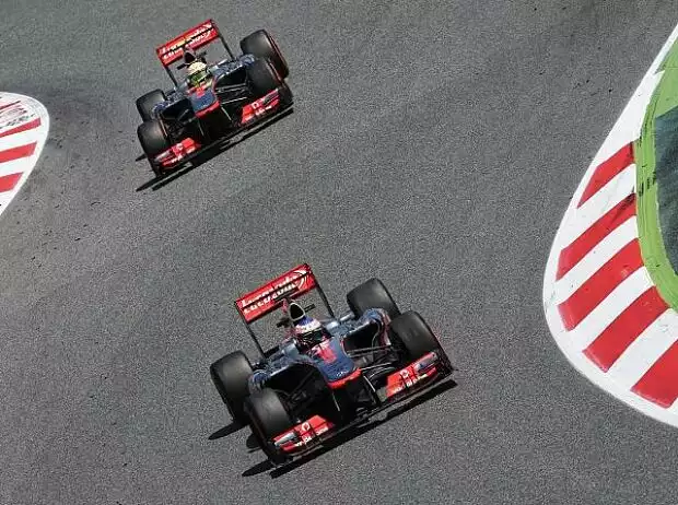 Jenson Button, Sebastian Vettel Titel-Bild zur News: Jenson Button, Sebastian Vettel