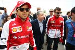 Felipe Massa (Ferrari), Jean Todt und Fernando Alonso (Ferrari) 