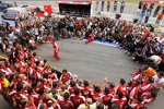 Fernando Alonso (Ferrari) und Felipe Massa (Ferrari) 