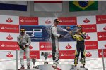 Stefano Coletti (Rapax), Robin Frijns und Felipe Nasr (Carlin) 