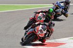 Sylvain Guintoli vor Eugene Laverty (Aprilia) 