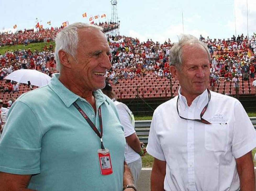 Dietrich Mateschitz, Helmut Marko, Jaime Alguersuari
