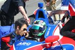 Conor Daly und Foyt-Teamkollege Takuma Sato beim Rookie-Test