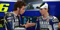 Jorge Lorenzo, Valentino Rossi