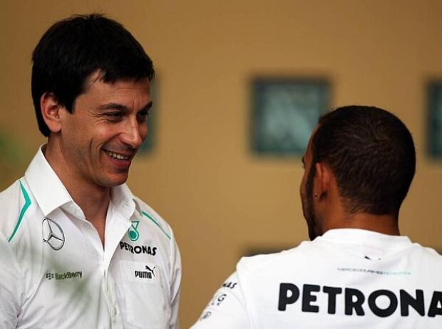 Toto Wolff, Lewis Hamilton