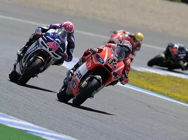 Andrea Dovizioso, Aleix Espargaro Titel-Bild zur News: Andrea Dovizioso, Aleix Espargaro