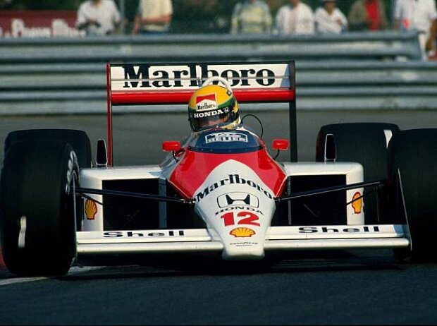 Titel-Bild zur News: Ayrton Senna, McLaren, Honda