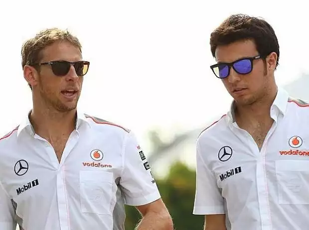 Titel-Bild zur News: Jenson Button, Sergio Perez