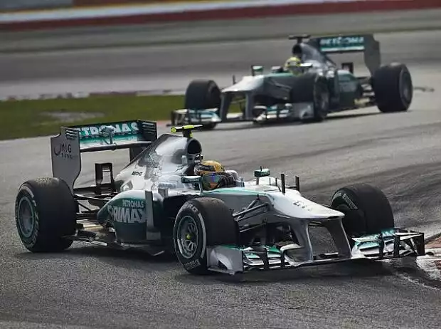 Lewis Hamilton, Nico Rosberg Titel-Bild zur News: Lewis Hamilton, Nico Rosberg