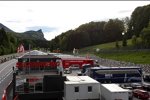 Blick ins Fahrerlager am Salzburgring